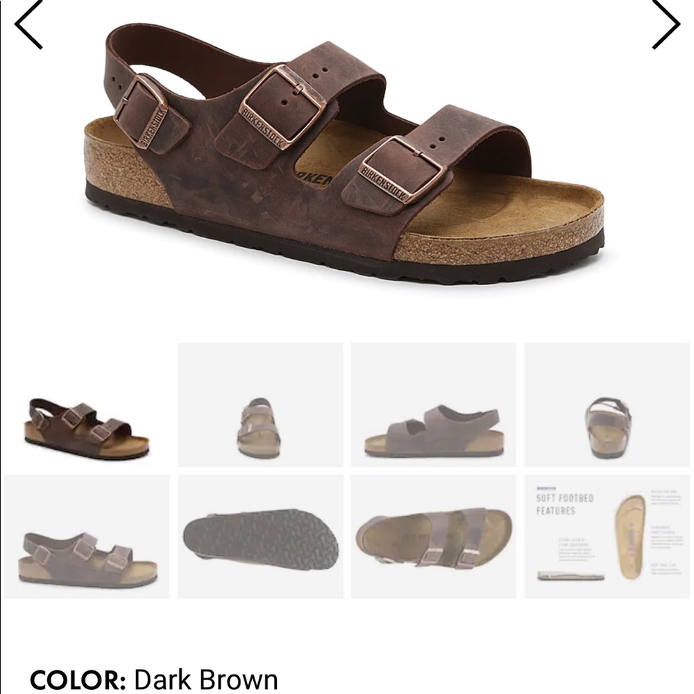 BIRENSTOCK Milano Oiled Leather Sandal